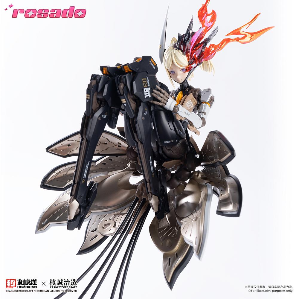 Hemoxian X Earnestcore Craft 1/10 Rs-03 Starflower Lily Rosado Action Figure Assembly Model Kit Collection Ornament Toys Gifts
