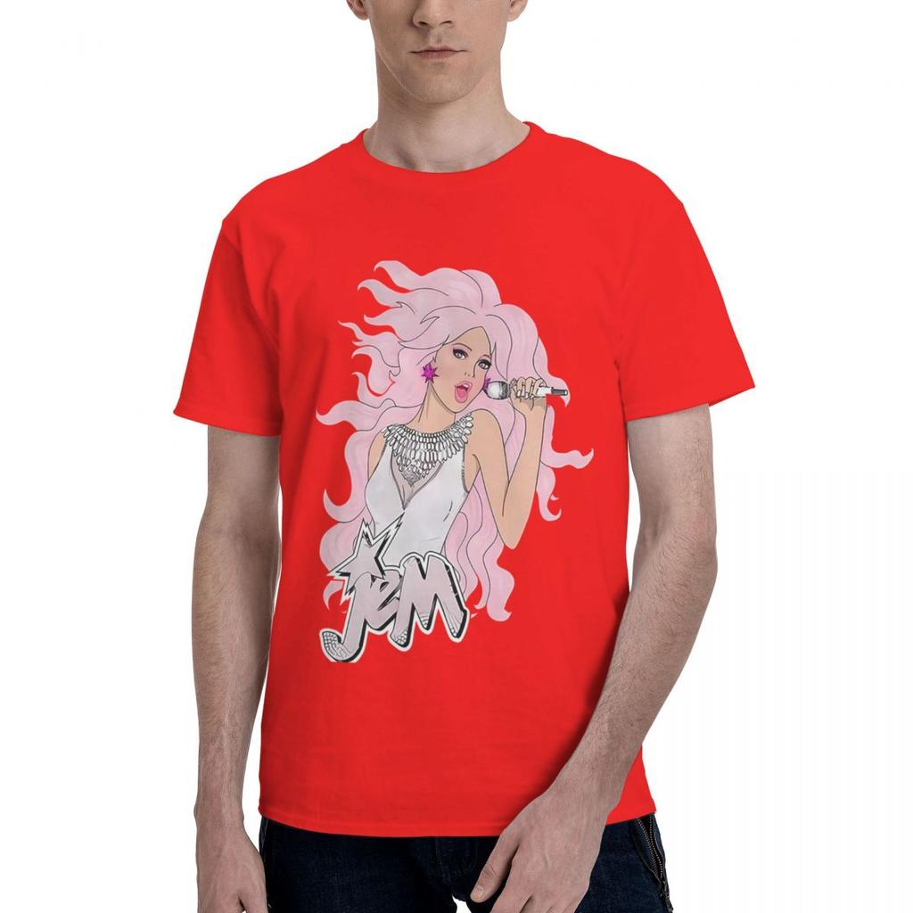 Dazzling Diamonds Jem And The Holograms 100 Cotton Casual Breathable Confortable T Shirt Short Sleeve TShirt T Shirt Men