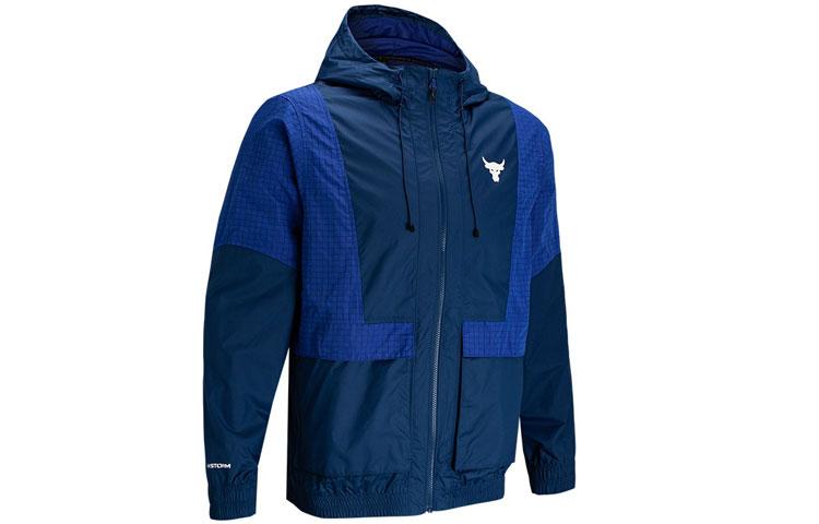 Under Armour Project Jackets Men s Blue Hooded Moderate Other 1367075-404 L