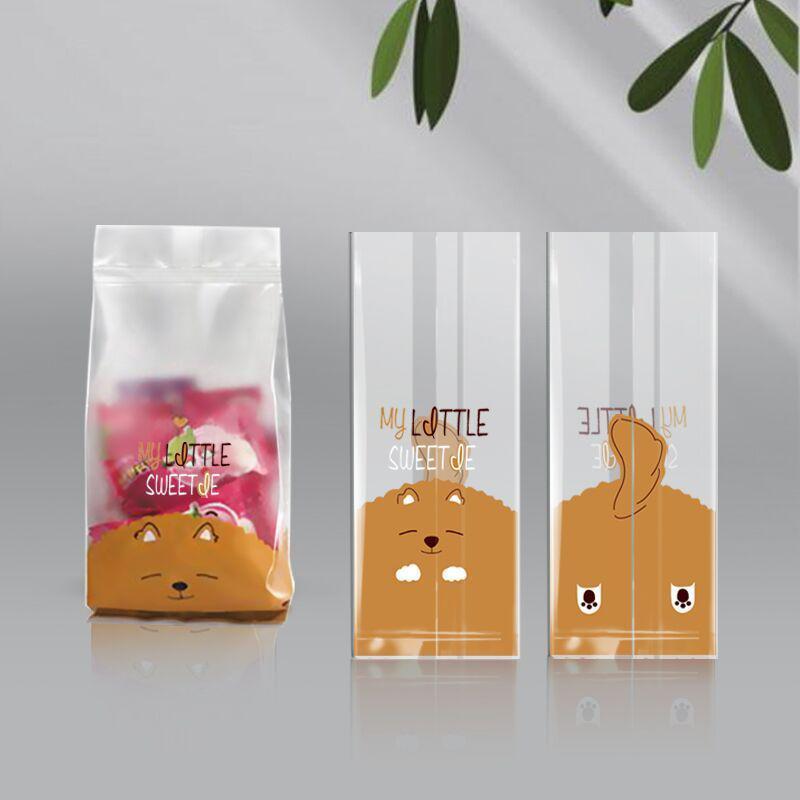 Sacchetti Trasparenti Sigillabili per Biscotti e Snack per Caramelle, Torrone e Torta Fiocco di Neve