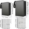 Zink Zinklegering Ringband Hardware Clip Kaarten Opbergdoos Idool Foto's Display Stand Bureau