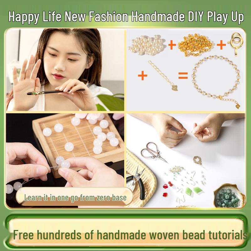 Perles Libres en Argent Sterling 925 pour la Fabrication de Bijoux DIY: Perles intercalaires pour bracelets et colliers