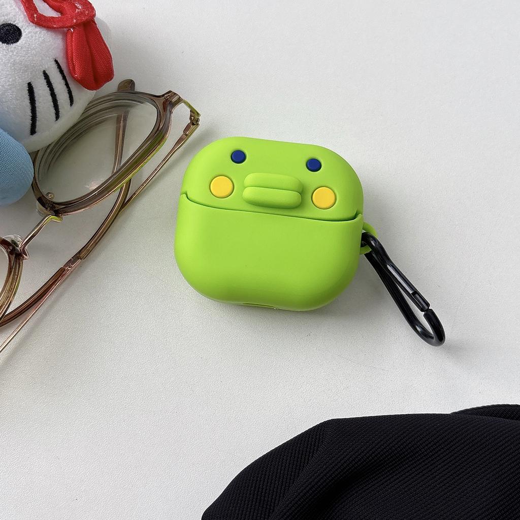 Ins 3D Cute Funny Tamagotchi Big Mouth Jar Earphone Accessories Case Protective Sleeve Cover Suitable For Galaxy Buds3 Buds3 Pro