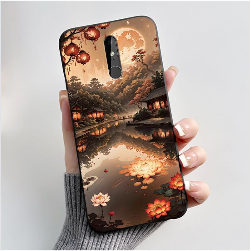 Matte Soft TPU Case For Nokia 3.2 4.2 3.1 Nokia3 Phone Case Luxury Cute Love Rabbit Funny Black Silicone Ultra Thin Back Cover