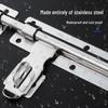 6-inch Stainless Steel Padlockable Door Latch