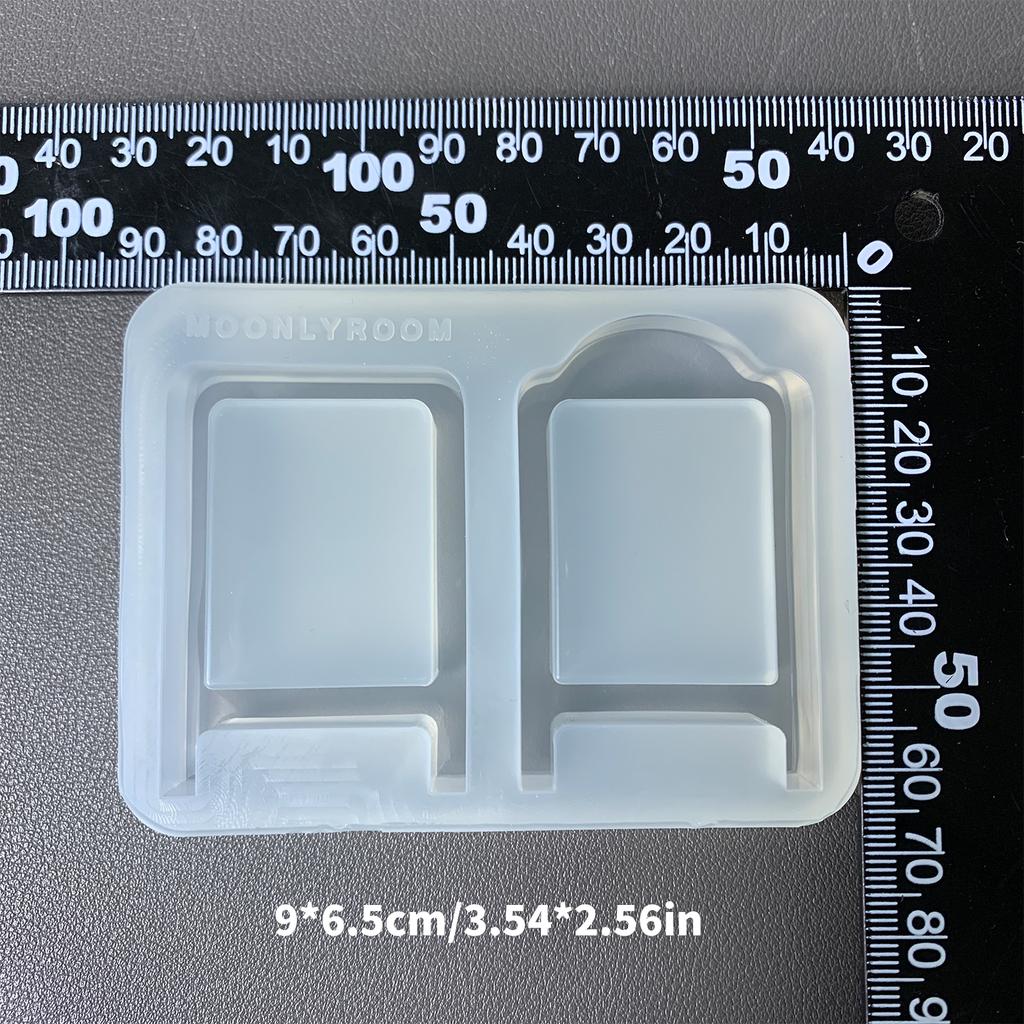 Flexible Silikon Schmuckform Epoxidharzform für Ohrringe Schildanhänger Dekorative Schlüsselanhänger Herstellungsform