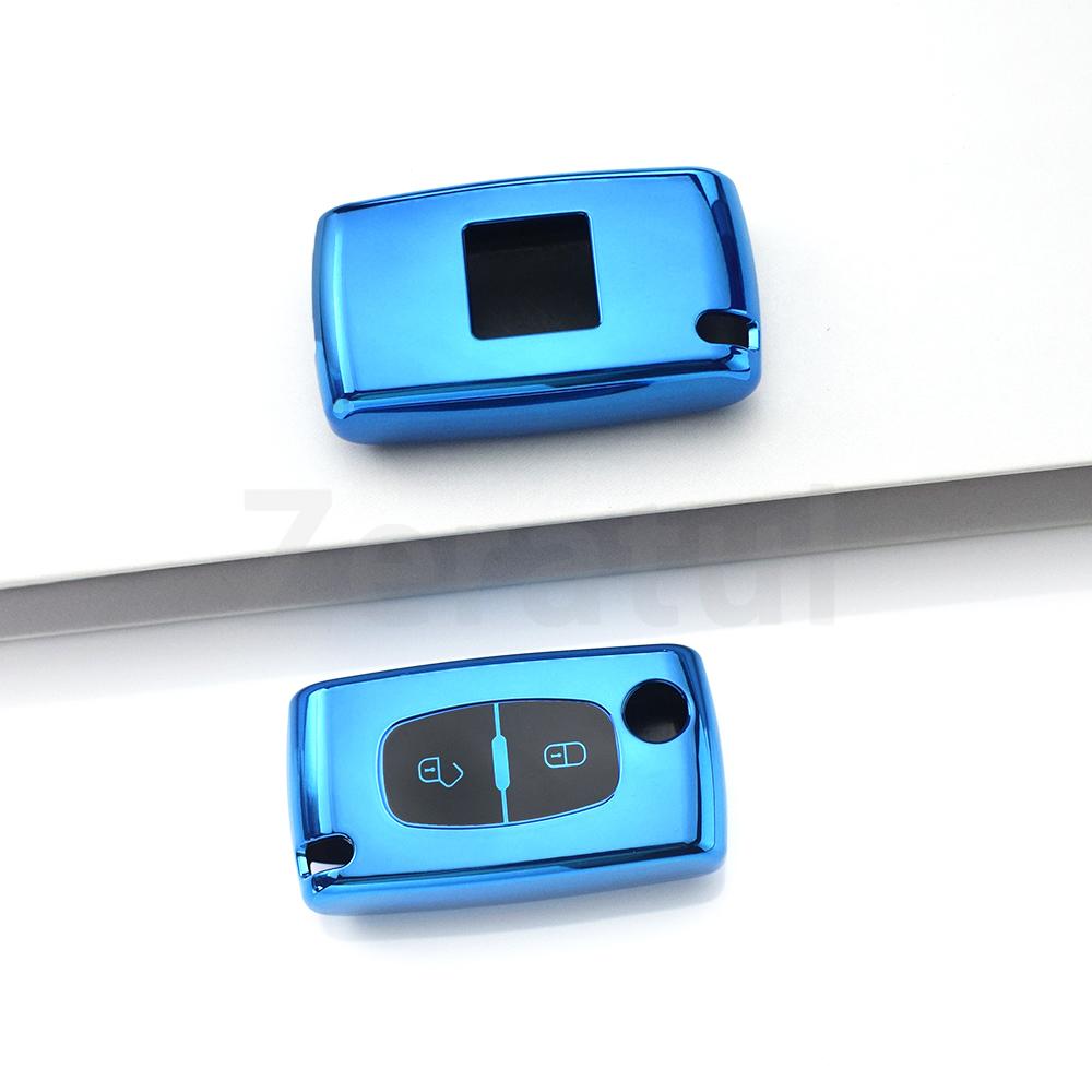 Shell Holder Keyless Accessories 2 3 Button For Citroen C2 C3 C4 C8 Tpu Car Key Case Cover For Peugeot 308 207 307 3008 5008