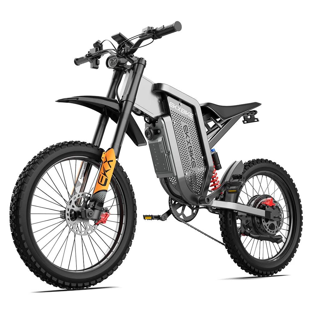 X21 Max Electric Bike 3000W 60V 30Ah Battery 85km/h 7 Speed 20*1.9'' Tires Hydraulic Brakes
