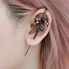Star and Moon Earring Fashionable Ear Needle Wrap Crawler Hook Earrings for Fashionistas Jewelry