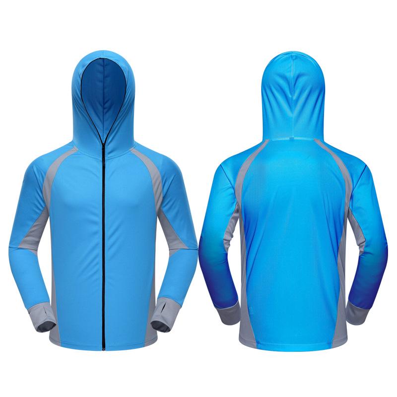Men s Breathable Sun Protection Fishing Apparel - Thin, Sweat-Wicking, Mesh Design for Summer. XXL