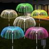 LED Solar Jellyfish Garden Lights Outdoor Waterproof Yard Balcony Pathway Lawn Wedding Party Decoration Solar Power Flowers Lamp