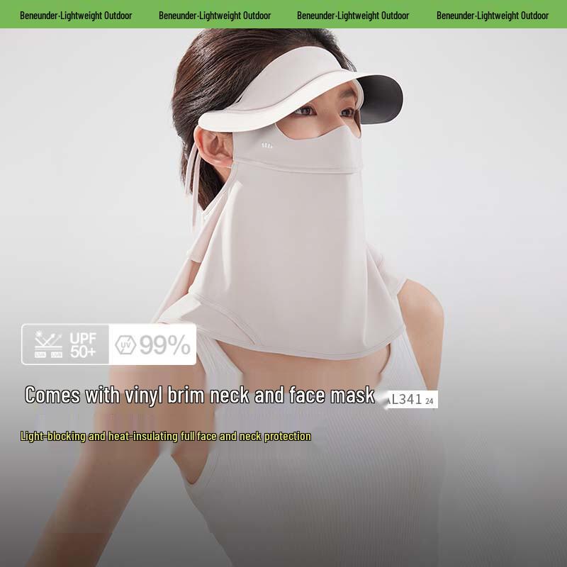 Beneunder Sun Protection Face Mask with Brim