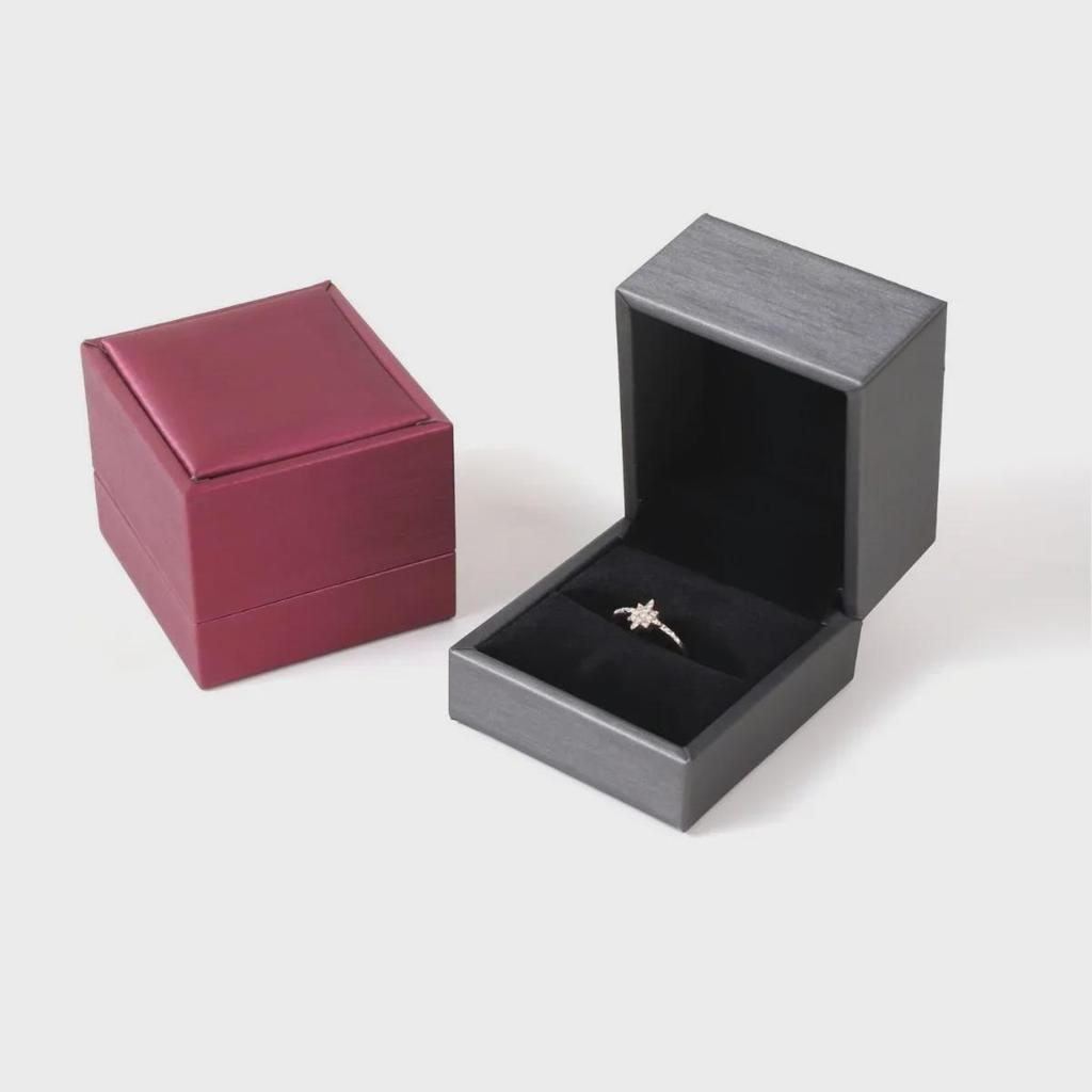 Premium PU Leather Jewelry Storage Box for Rings, Necklaces, and Earrings
