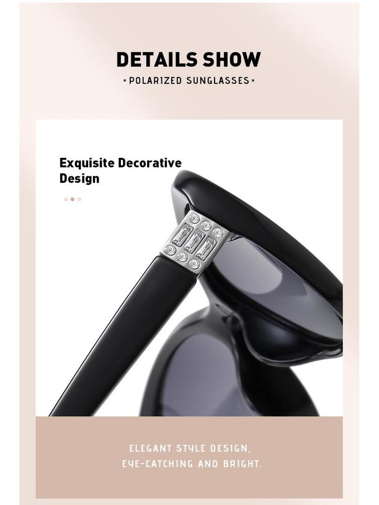 Women's Trendy Polarized Small Frame UV Protection Photochromic Sunglasses 3015