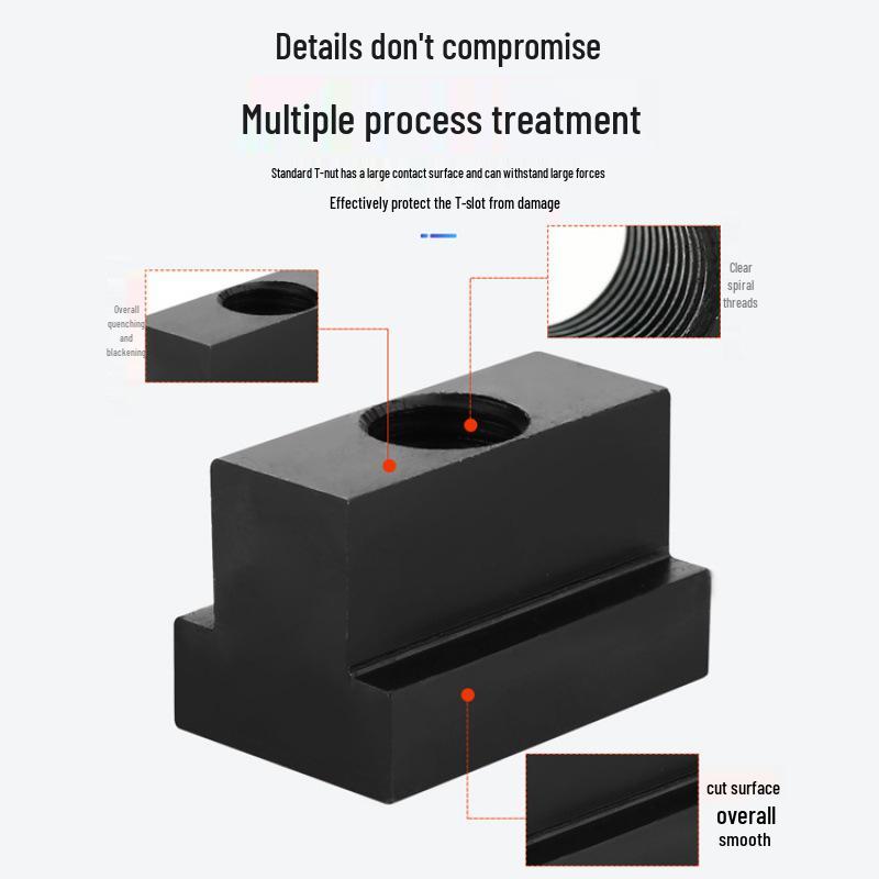 Grade 8.8 Quenching T-Nut Cap T-Block, Sizes M8-M36