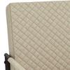 Cantilever Chair Light Gray Faux Leather