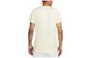 Nike T Shirts Men's Ivory Crew Neck Moderate Straight Fit DD8321-744