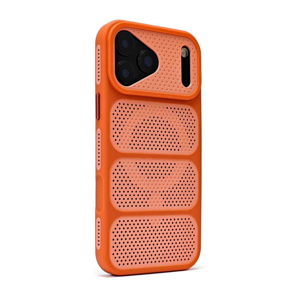 Heat Dissipation Hollow Bumper Case For iPhone 17 Pro Max 16 15 14 Plus 13 12 For Magsafe Magnetic Breathable Shock Proof Cover