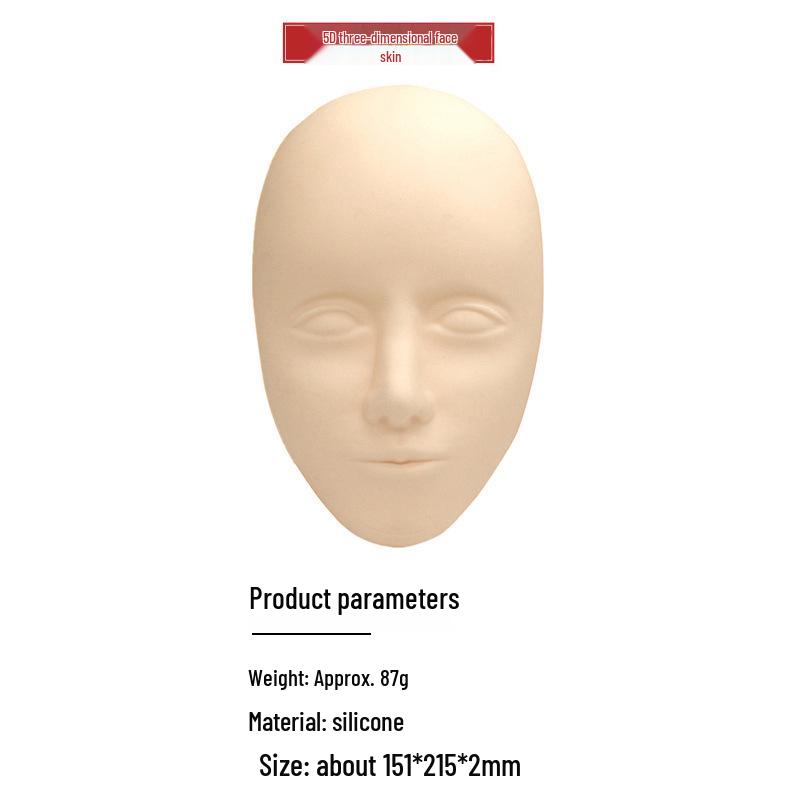 Silicone 5D Stereo Embroidery Practice Skin Base for Eyebrow Tattoo Beginners