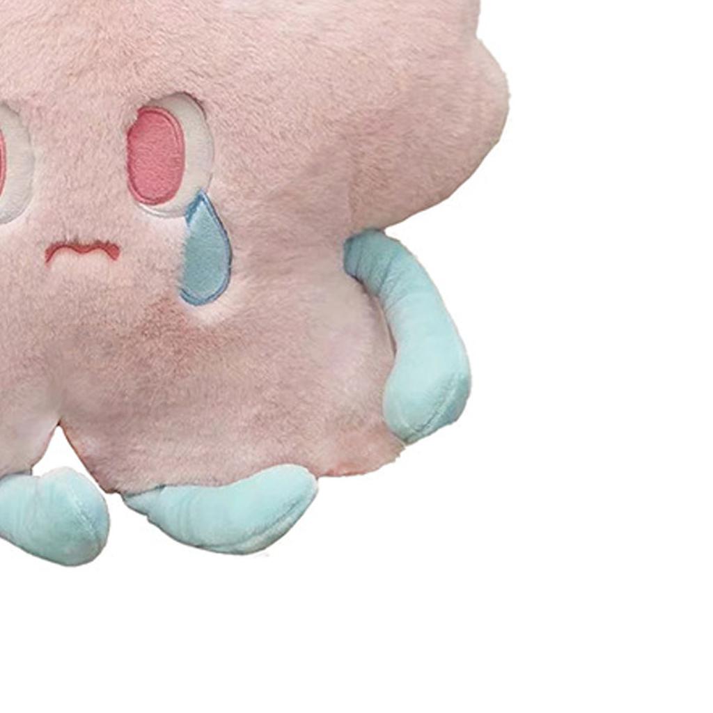 Flower Shape Plush Toy Crying Lively Stylish Stuffed Flower Toy for Living Room Balcony Office Pink