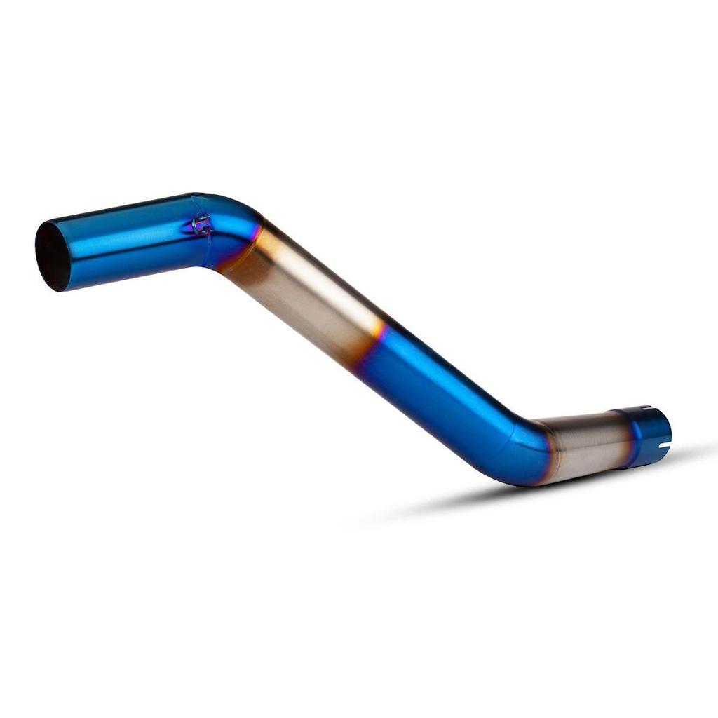CFMOTO NK400/NK650 Stainless Steel Silencer Exhaust Pipe with Backpressure Drum.