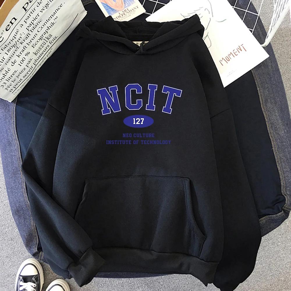 NCT 127 Hoodie Klassisch Winter Warm Damen/Herren Hoodies Frühling/Herbst Unisex Sweatshirt Vintage Sudaderas