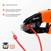 KF CPTEC Ferrule Crimping Tool for Wire Ferrules and End AWG Electrical Terminal Crimping Tool Sleeves, 2-10 (6-35mm²) - Heavy-Duty