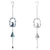 Retro Style Bunny Windchime Garden Decor Cute Wall Hanging Ornament Memorial