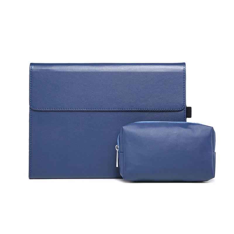 Surface Pro 8 Full Coverage Business Slim Case With Handmade Faux Leather Lightweight Protective Cover Office Travel