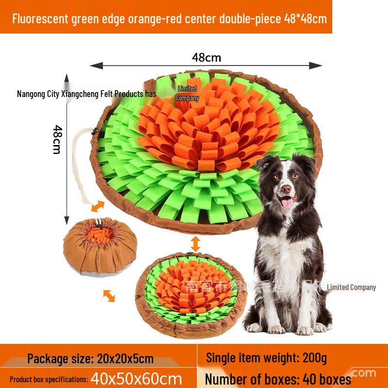 Pet Sniffing Mat: Indoor Dog & Cat Foraging Toy, Decompression Puzzle & Slow Feeder
