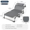 Portable Multifunctional Foldable Nap Bed for Office, Home, and Camping