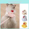 Cartoon Embroidered Pet Lead With Durable Nylon And Metal Buckle For Daily Use