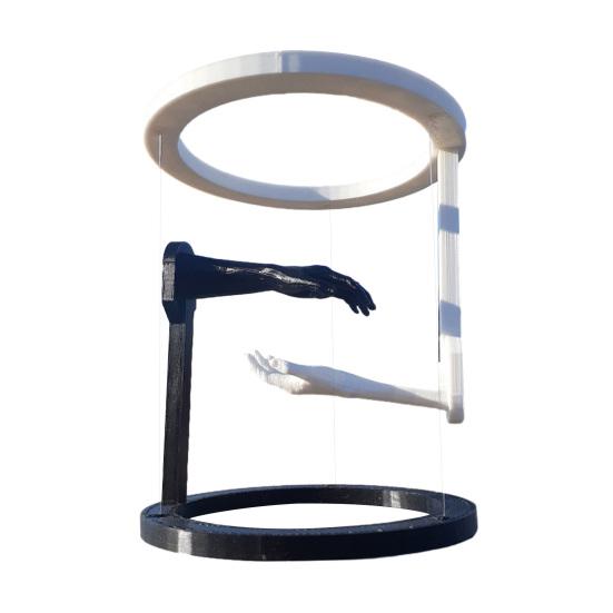 Druk 3D Ornament Ramię Przeciwgrawitacyjne Zawieszenie Antygrawitacyjne Figurka Statua Dekoracja Domowego Biura Półki Biurka