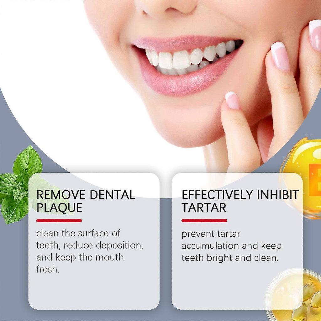 Tooth Cleaning Toothpaste, Tooth Care Gum Removal Stains Stains Stains Fresh Breath Teeth Whitening Toothpaste