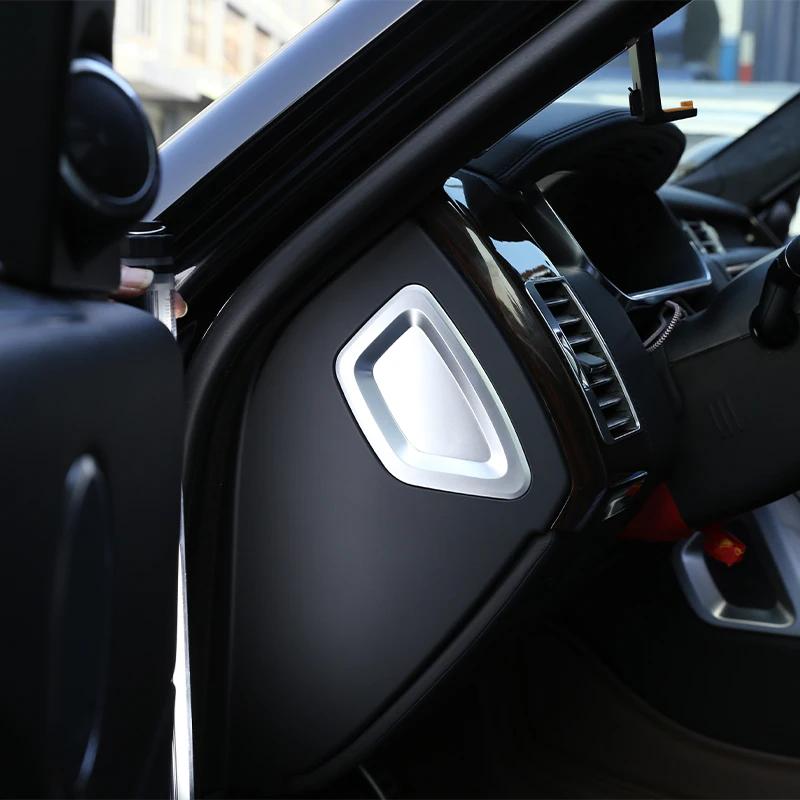 ABS Silver Car Center Console Dashboard Both Side Panel Decorative Cover Trim For Land Rover Range Rover Vogue L405 2013-2018