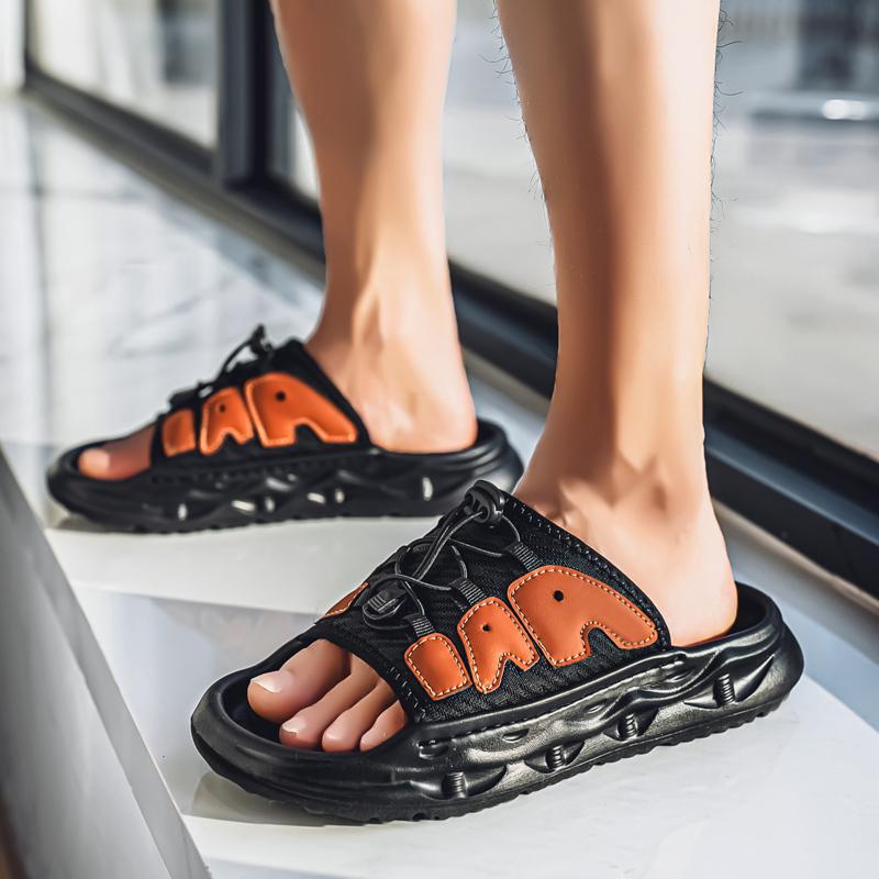 Móda CYYTL Pantofle Pánské Letní Ležérní Venkovní Plážové Boty Sandály Chůze Nazouváky Pohodlí Luxusní Značkové Kožené Módní Lehké