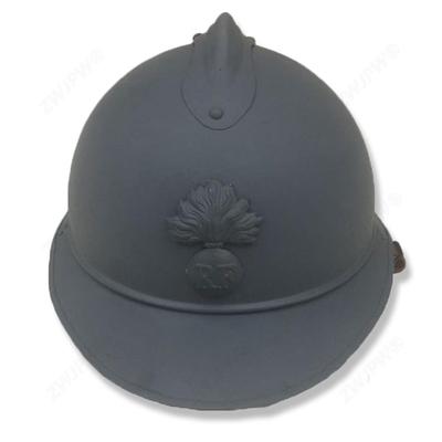 WWI French 1915 M15 Infantry Adrian Helmet Shell & Badge