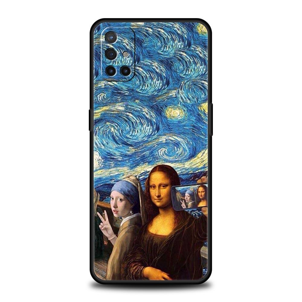 Case For OnePlus 12 11 10 9 Pro 9T 12R 10R 9R 9RT 10T 8T 8 7 6T 7T Nord 2T CE 2 5G N200 N10 Cover Art Aesthetic David Mona Lisa