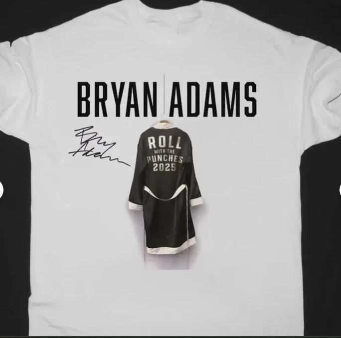 Bryan Adams Roll With The Punches Tour 2025 T-Shirt, Vintage Band T-Shirt