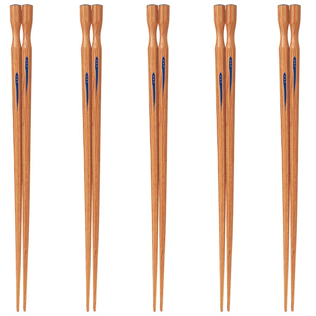 Happy Set of Made In PID5927 J-kitchens Chopsticks, 5, Material Wood, Chopsticks, Japan,