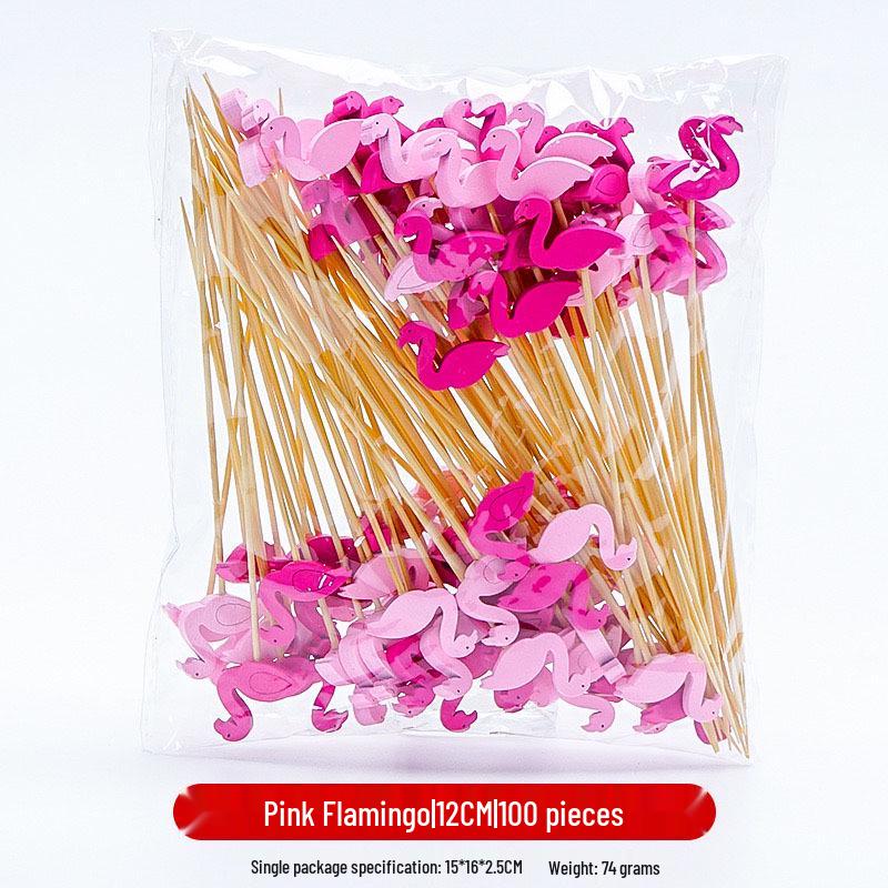 

Бамбукові шпажки для фруктів та коктейлів 12 см – Креативні художні зубочистки для десертів