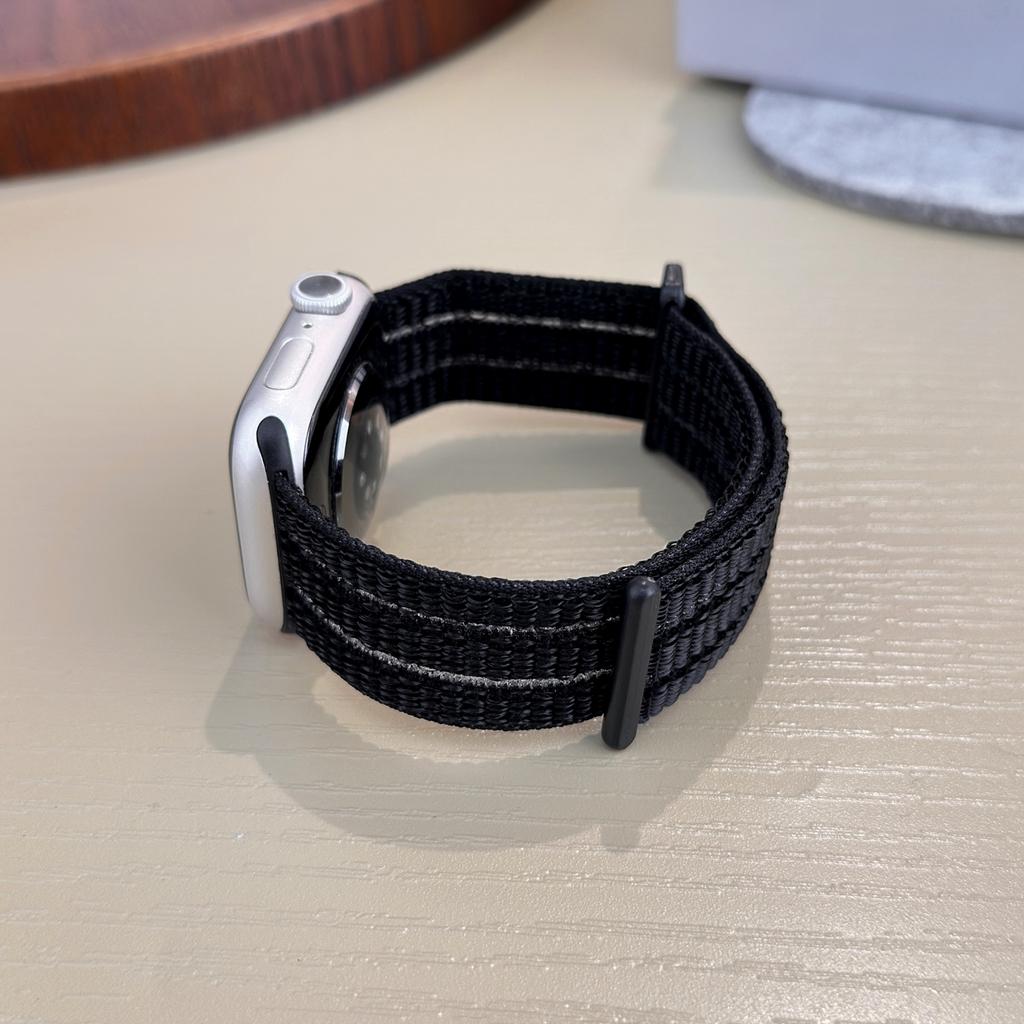 Exercise Breathable Nylon Wristband for Apple Watch Series 11 10 9 8 40mm 41mm 42mm 44mm 45mm 46mm Strap Nylon Watch Band For Apple Watch Ultra 49mm