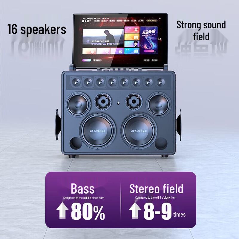 Sansui C3 Professional Home & Outdoor KTV Karaoke System