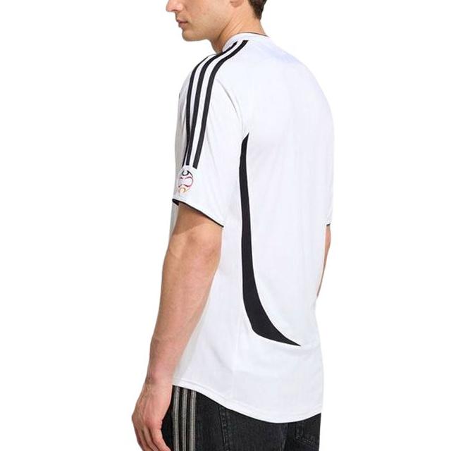Adidas Casual Style Striped Short Sleeve Round Neck T-Shirt Men Tops KD3998