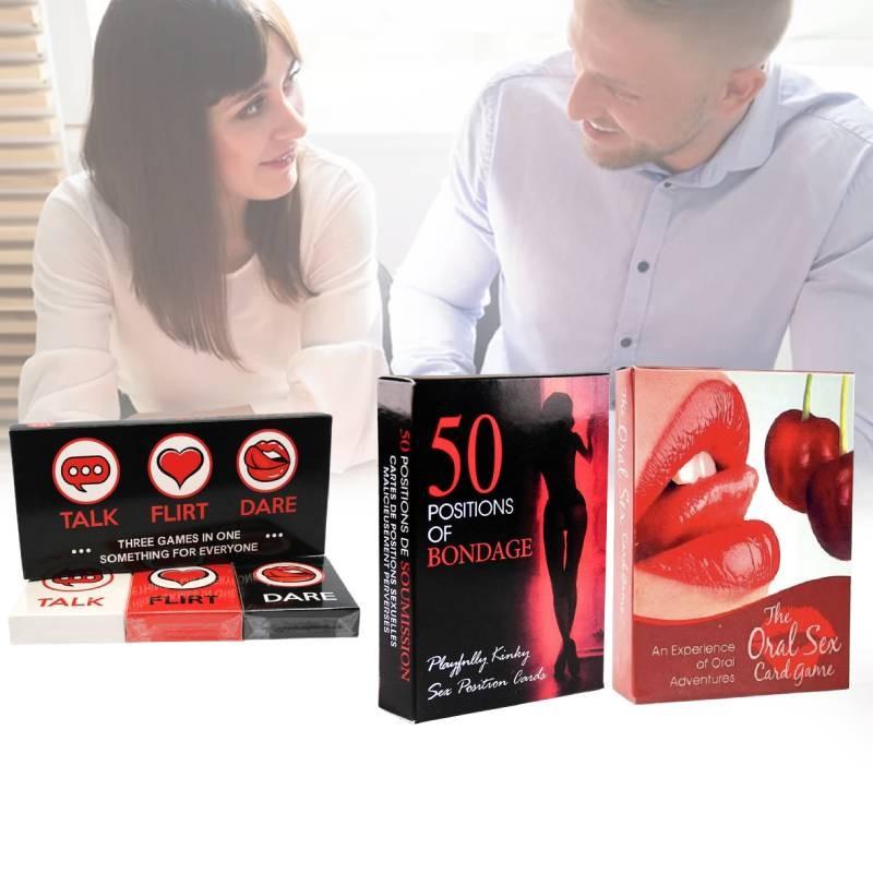 Jeu de Cartes Une Année de Sexe Édition Anglaise Idéal Pour les Couples Coquins dans la Chambre à Coucher