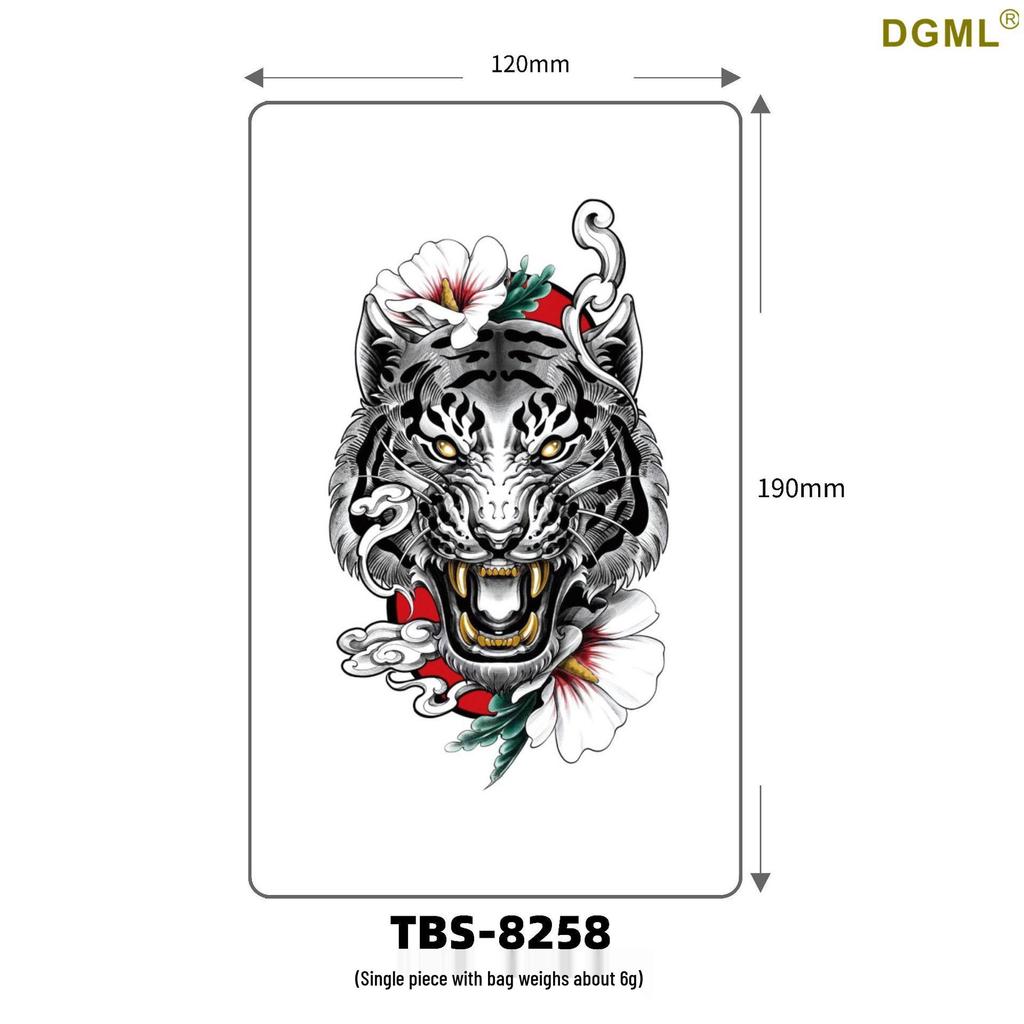 Fresh Style Waterproof Flower & Cartoon Tattoo Stickers for Arm