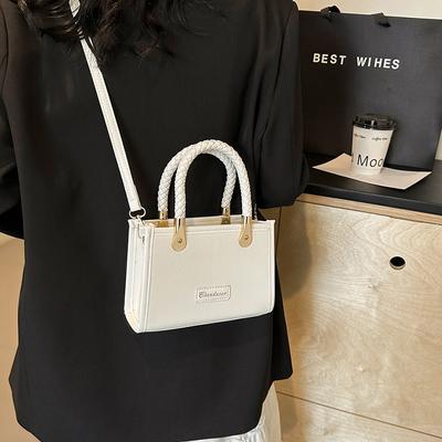 Women's Temperament Simple Small Bag 2025 Spring New High-value Versatile Shoulder Messenger Bag Small Square Bag