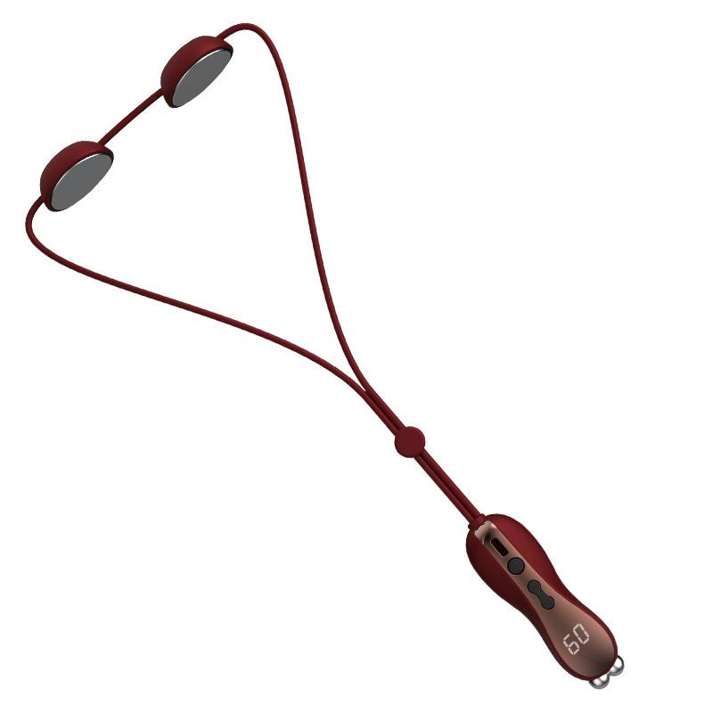 New Massage Device Microcurrent Neck Massager with Multi-Function Pulse & Heating, Sleep Aid Device фиолетовый