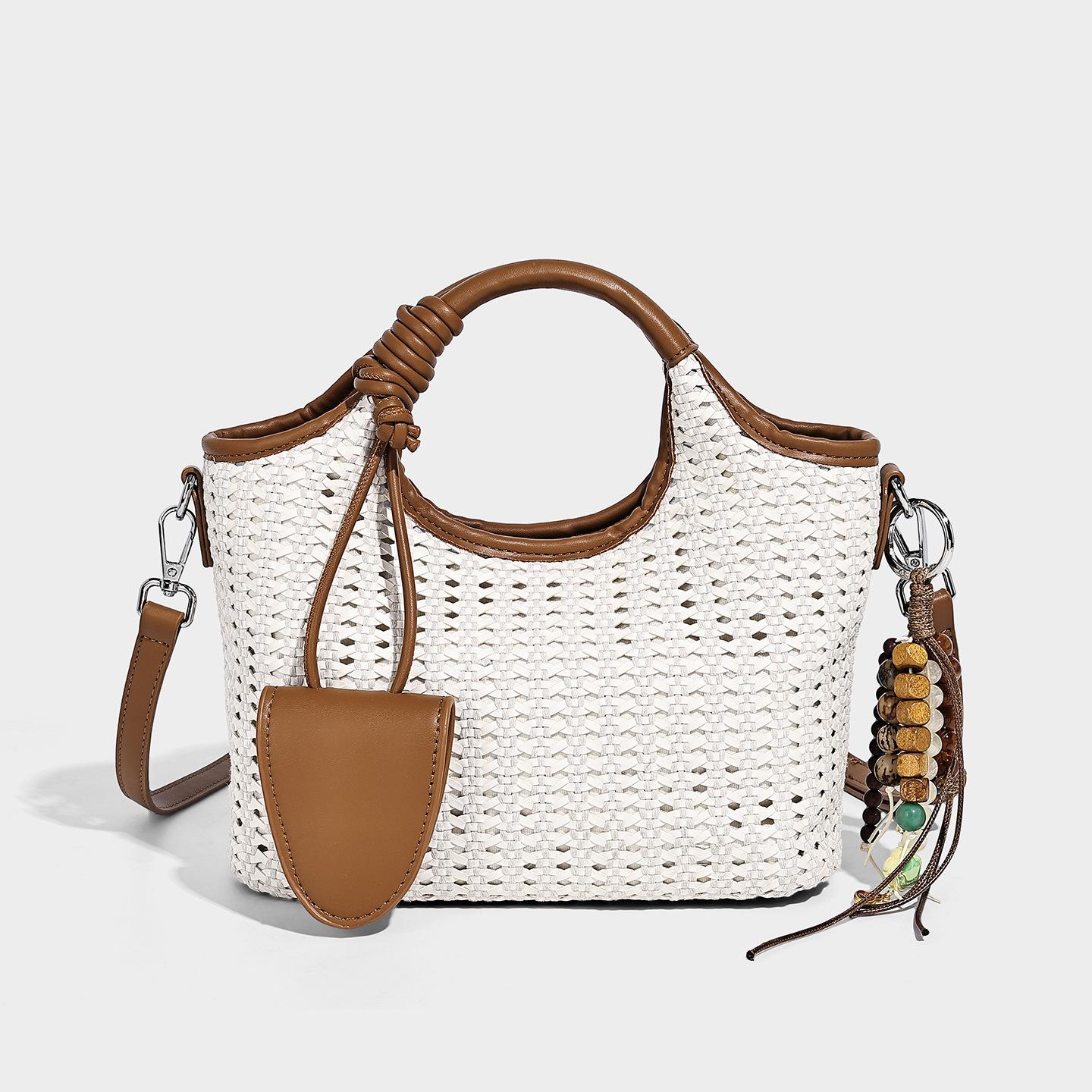2026 Popular Retro Woven Vegetable Basket for Women 24*11*18CM