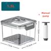 Vacuum 152575l Plastic Storage Box Comes With A Manual Pump Sealed For Freshness And A Storage Container With Storage Time